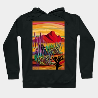 Zen Cactus Garden Hoodie